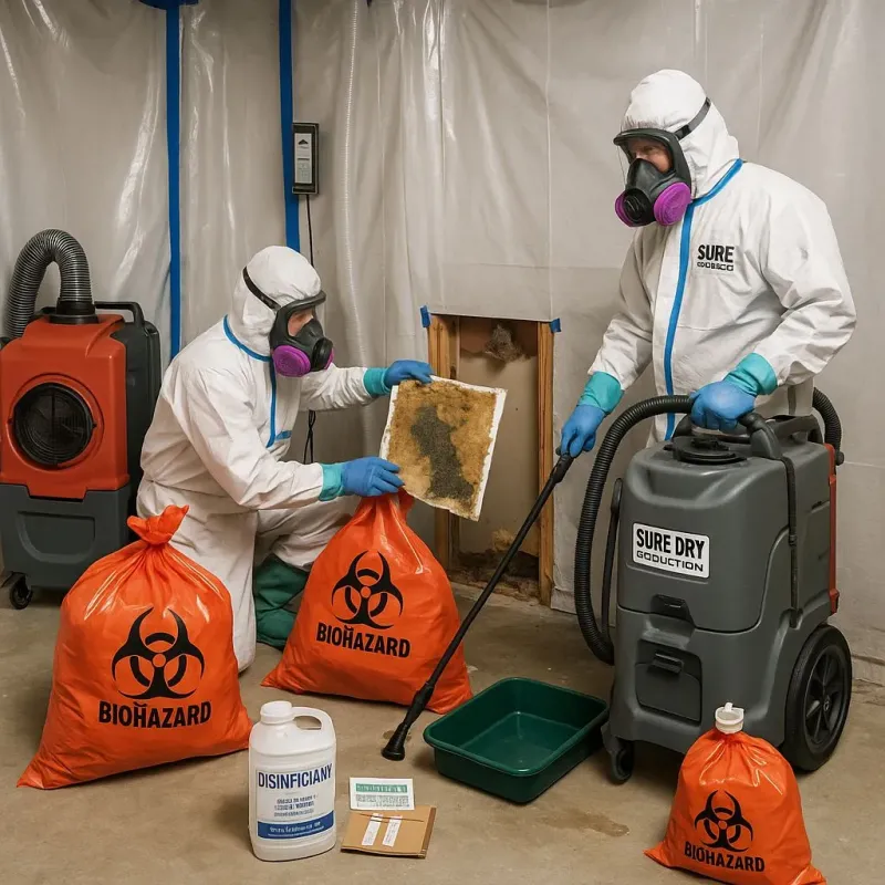 Contaminated Water Handling Protocols process in Herald, CA